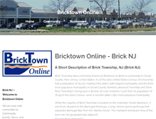 Tablet Screenshot of bricktownonline.com